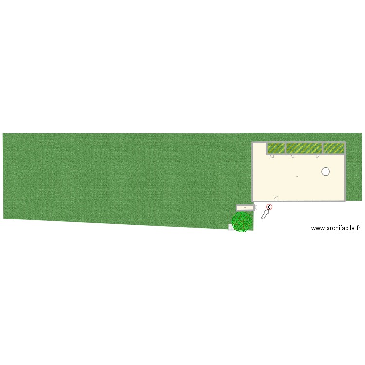 Plan hangar sgs. Plan de 5 pièces et 600 m2