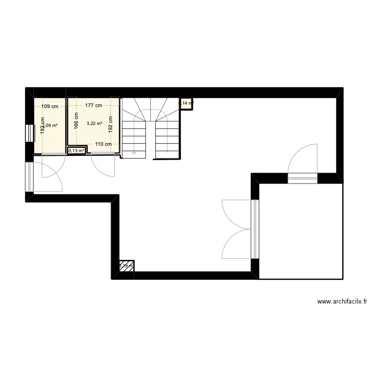 exercice 1. Plan de 1 pièce et 45 m2