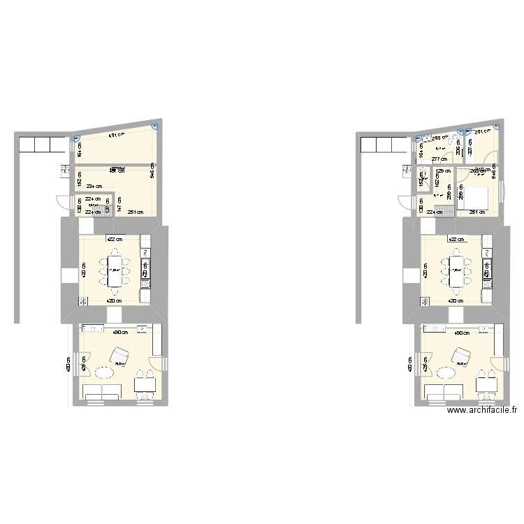 Pigeonnier 2. Plan de 10 pièces et 124 m2