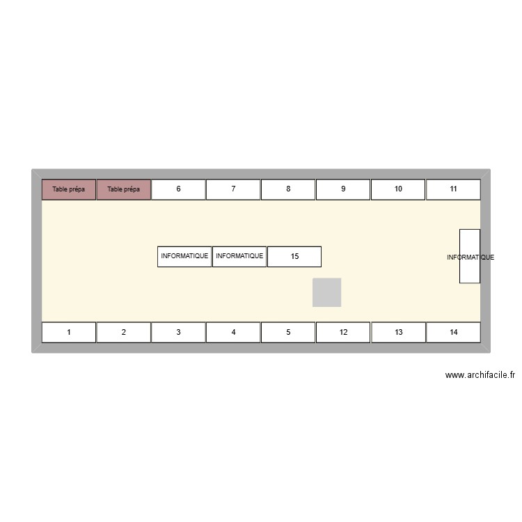 PLAN STOCK CONSO. Plan de 1 pièce et 54 m2