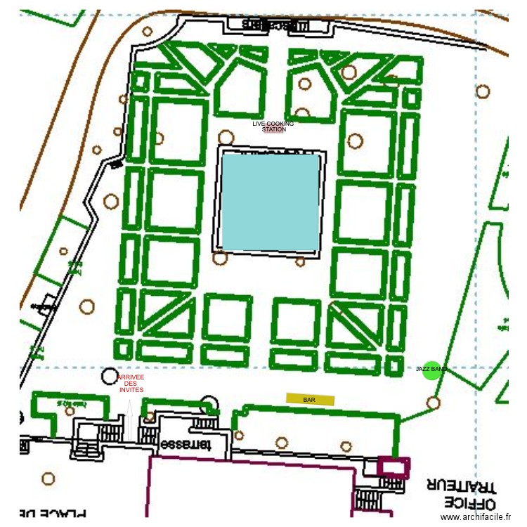 Cocktail C&F. Plan de 0 pièce et 0 m2