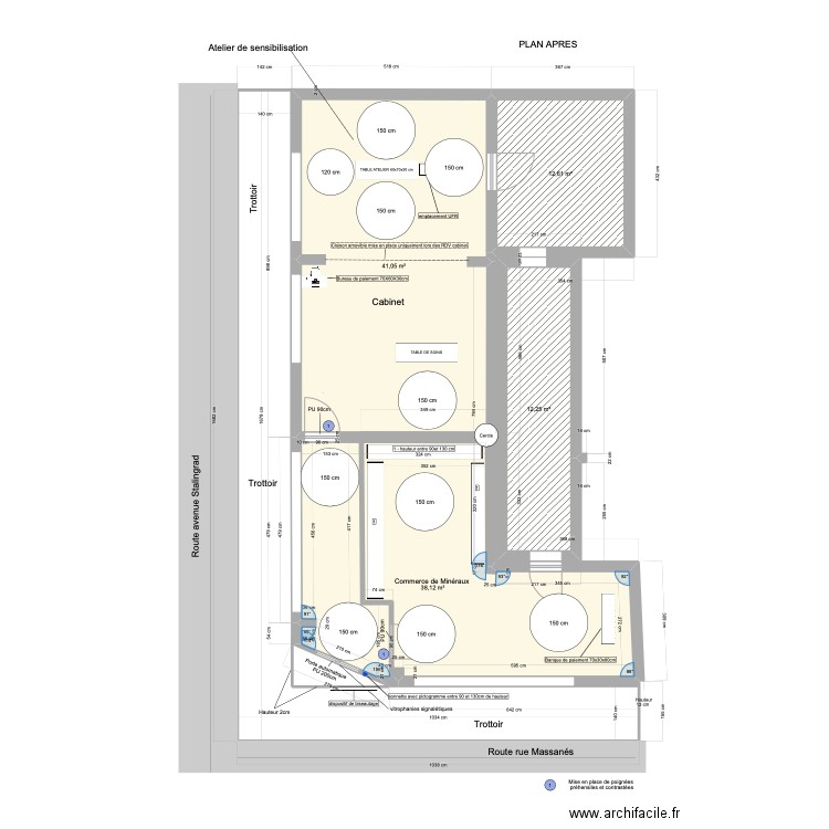 MAGASIN 4. Plan de 4 pièces et 104 m2