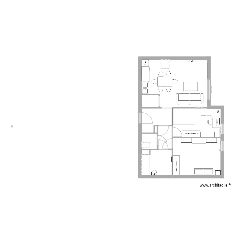 apt 15 rdc. Plan de 0 pièce et 0 m2