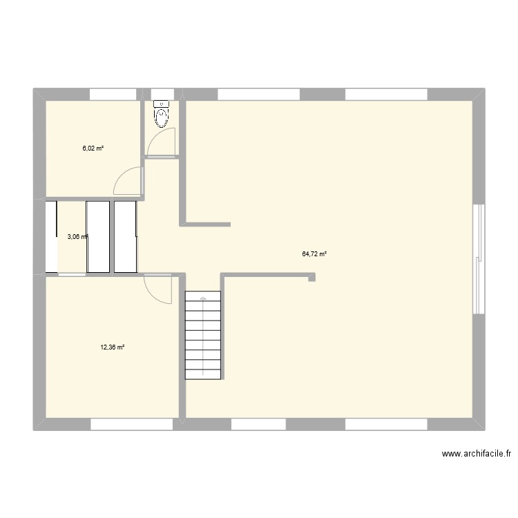 maison LMS. Plan de 4 pièces et 86 m2