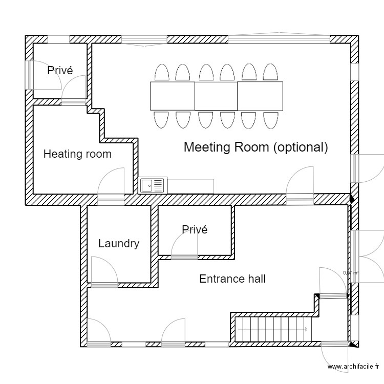 Plans croquis 2024 partie 6. Plan de 8 pièces et 93 m2