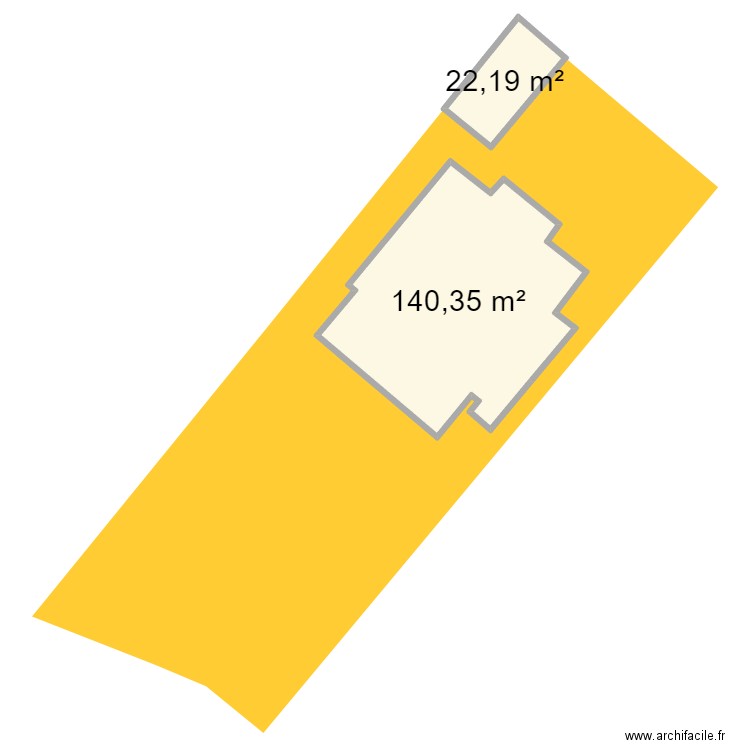 garage 10x6. Plan de 2 pièces et 163 m2