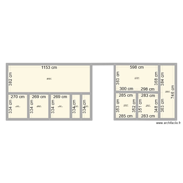 CUVE BETON CREISSES N1. Plan de 10 pièces et 135 m2