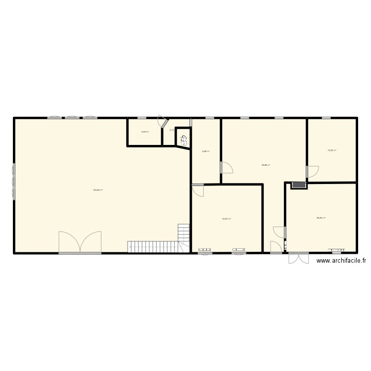 Sommeval - V1. Plan de 9 pièces et 226 m2