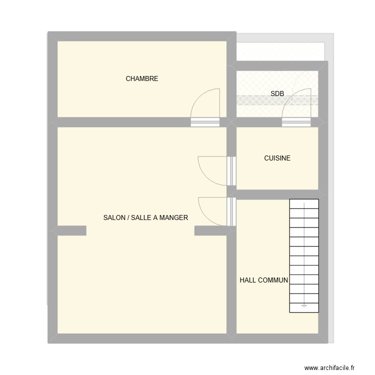 CHAZAL. Plan de 23 pièces et 219 m2