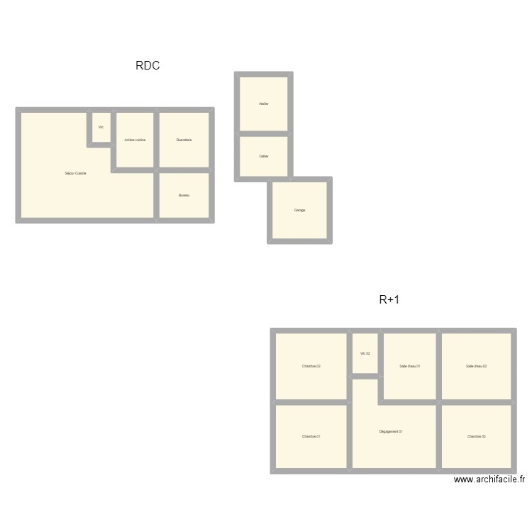 350601969. Plan de 15 pièces et 169 m2