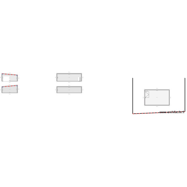 remise 12.50. Plan de 5 pièces et 222 m2