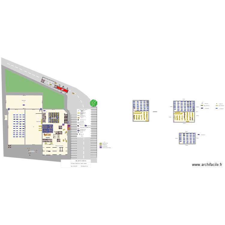 RAF25 - Digne. Plan de 10 pièces et 3553 m2