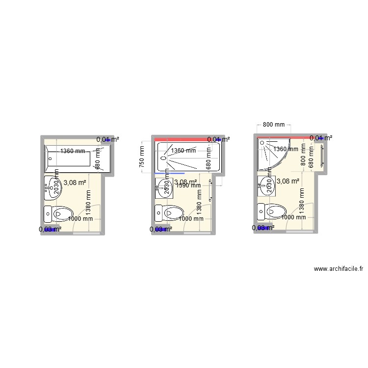 allain carterie. Plan de 9 pièces et 9 m2