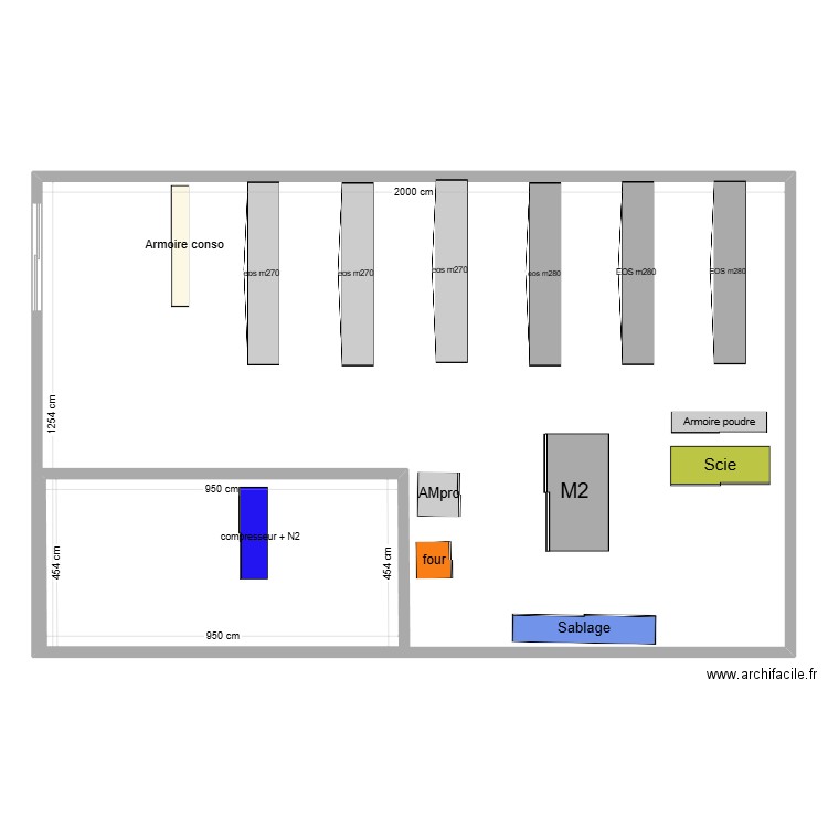 02600-2. Plan de 2 pièces et 294 m2