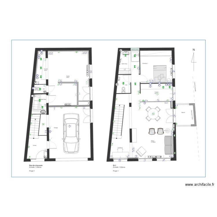 Nordlinger. Plan de 0 pièce et 0 m2