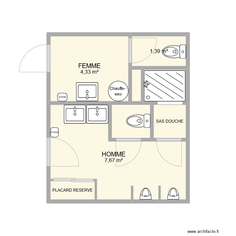 DELTREIL. Plan de 8 pièces et 18 m2