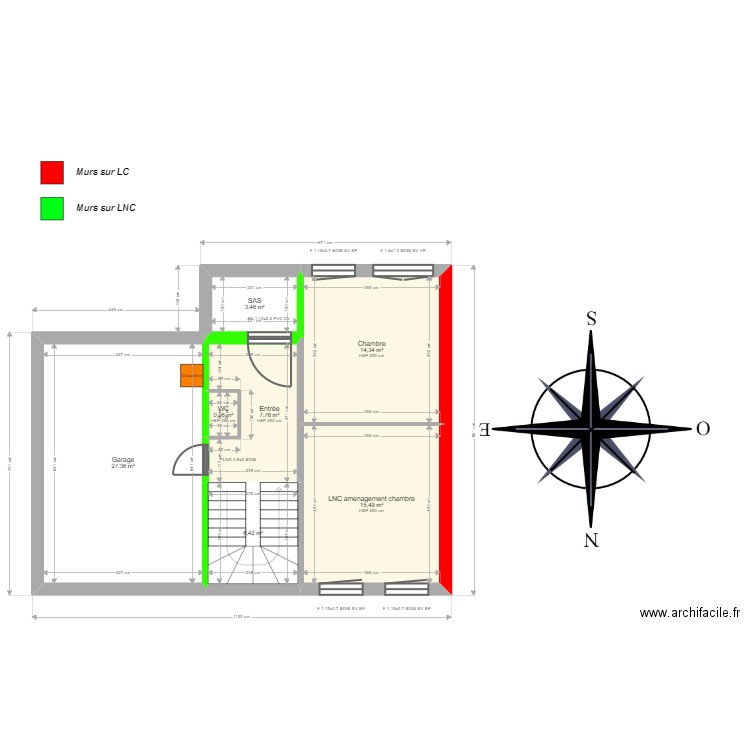 ML24012644 . Plan de 15 pièces et 152 m2