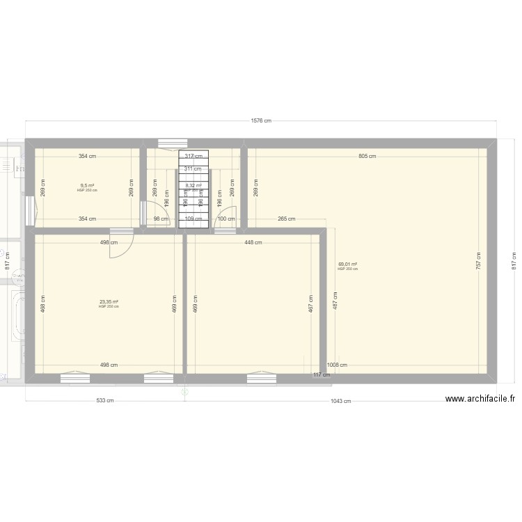 test maison ardennes RDC + etage 2024. Plan de 14 pièces et 192 m2