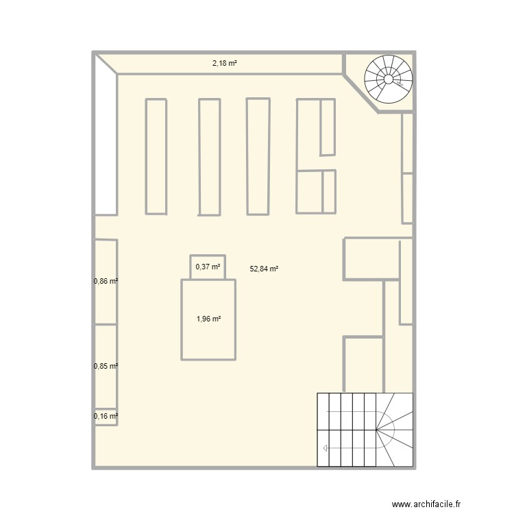 carrefour c. Plan de 0 pièce et 0 m2