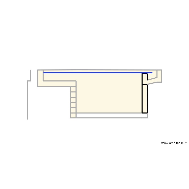 piscine . Plan de 10 pièces et 5 m2