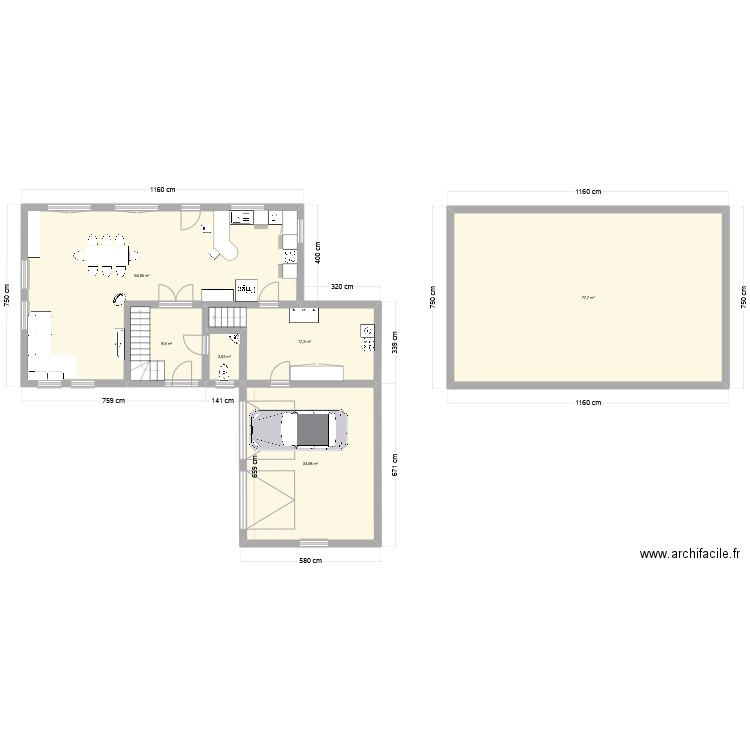 Ma maison. Plan de 6 pièces et 195 m2