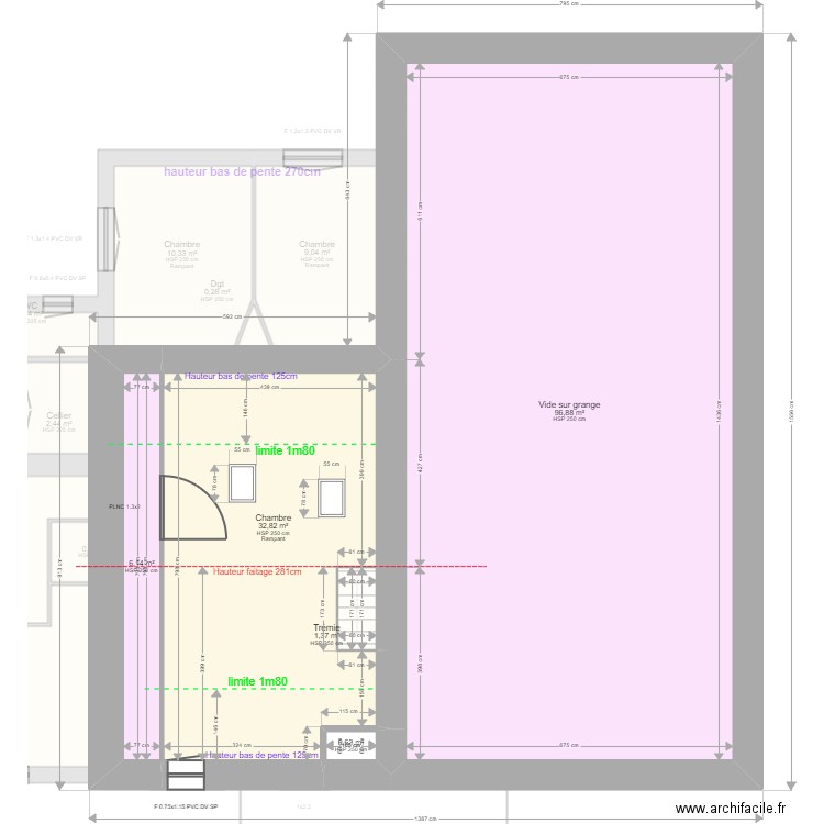 MAZEAU Julien. Plan de 16 pièces et 337 m2