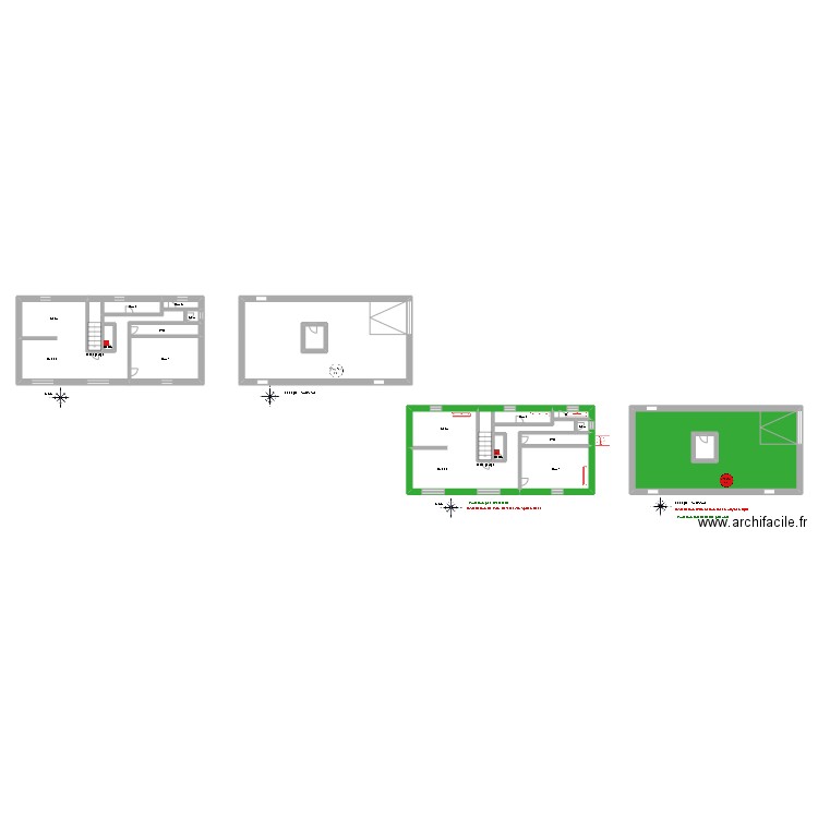 Clarisse rayon . Plan de 18 pièces et 152 m2