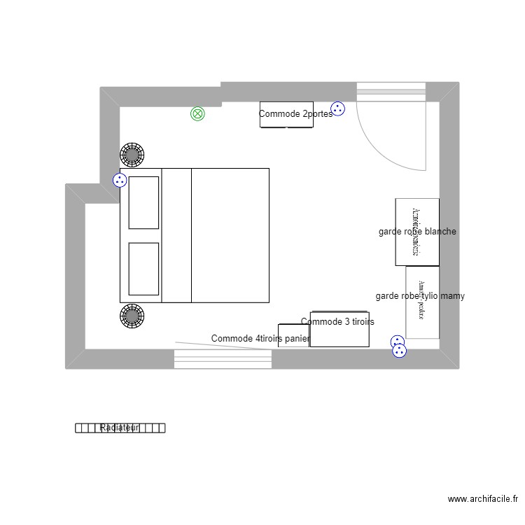 chembre. Plan de 0 pièce et 0 m2