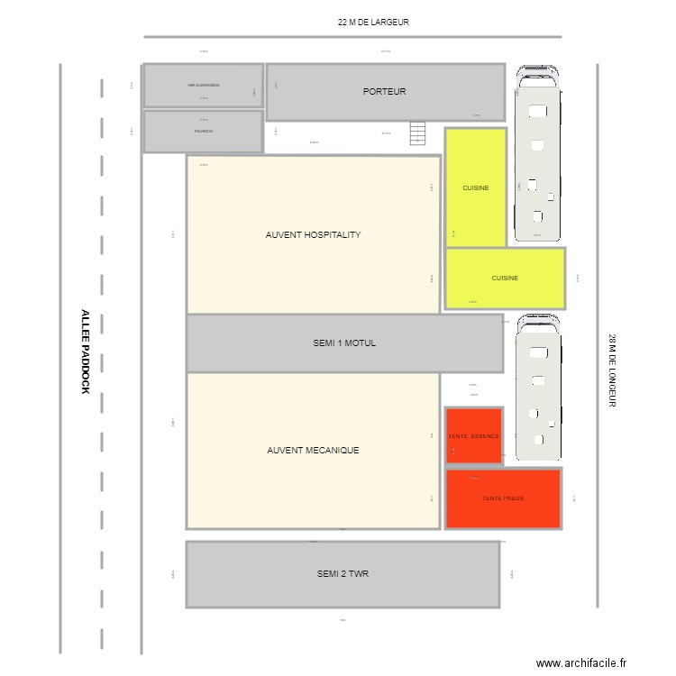 PLAN CAROLE 2024. Plan de 11 pièces et 418 m2