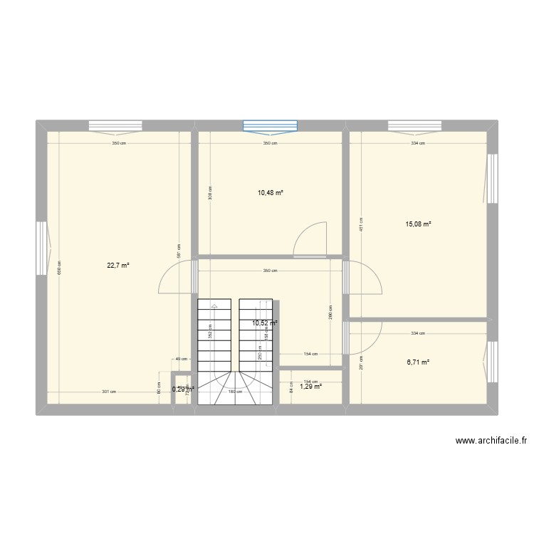 N01. Plan de 7 pièces et 67 m2