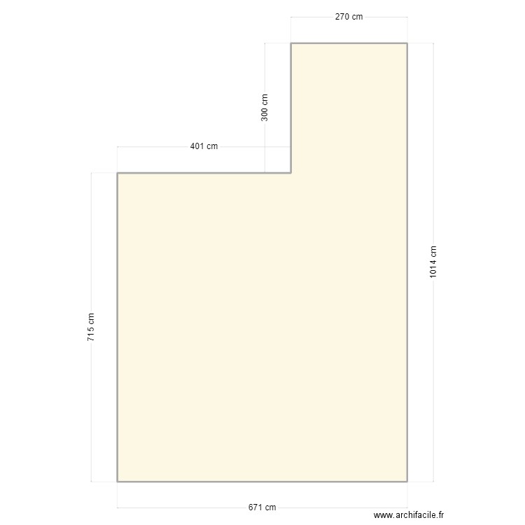 plan 1 . Plan de 1 pièce et 56 m2