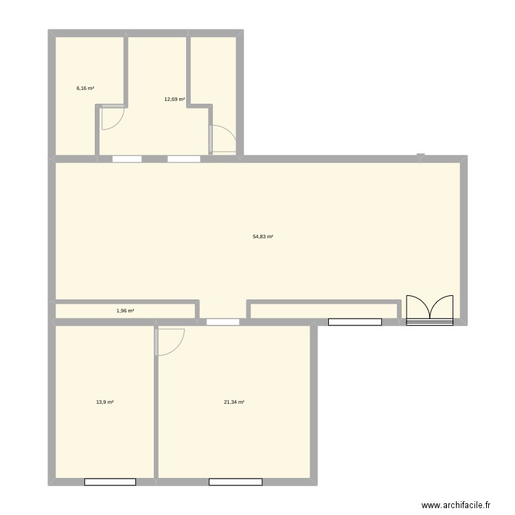 juju 2. Plan de 6 pièces et 111 m2