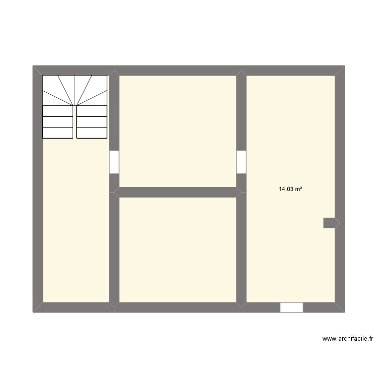 P2 part 2. Plan de 4 pièces et 42 m2