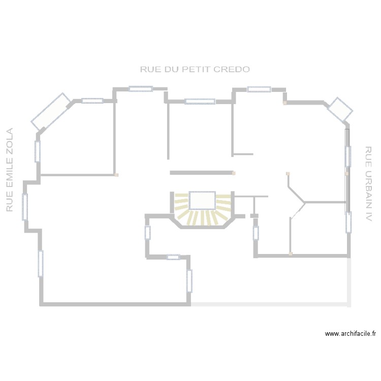 immeuble credo. Plan de 0 pièce et 0 m2