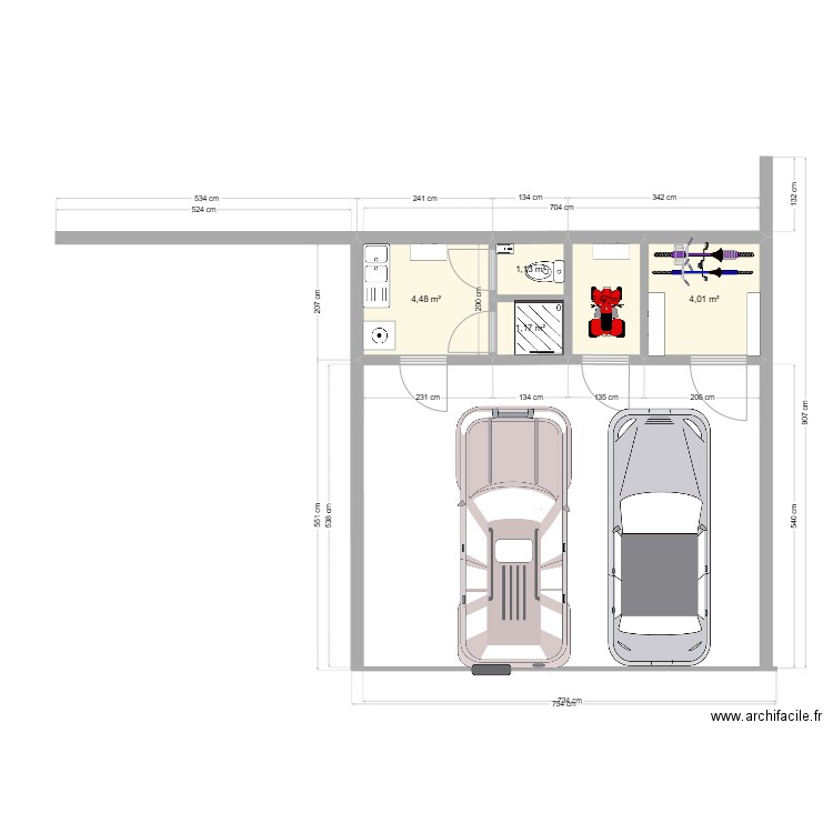 eglin dernier plan du 10/11. Plan de 5 pièces et 13 m2