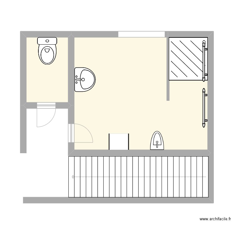 BASTIEN AVT. Plan de 2 pièces et 32 m2