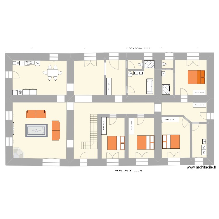 Tarnac V11 2024. Plan de 12 pièces et 432 m2