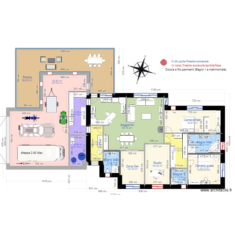 Angera_9a. Plan de 14 pièces et 308 m2