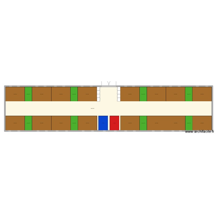 box1. Plan de 1 pièce et 385 m2