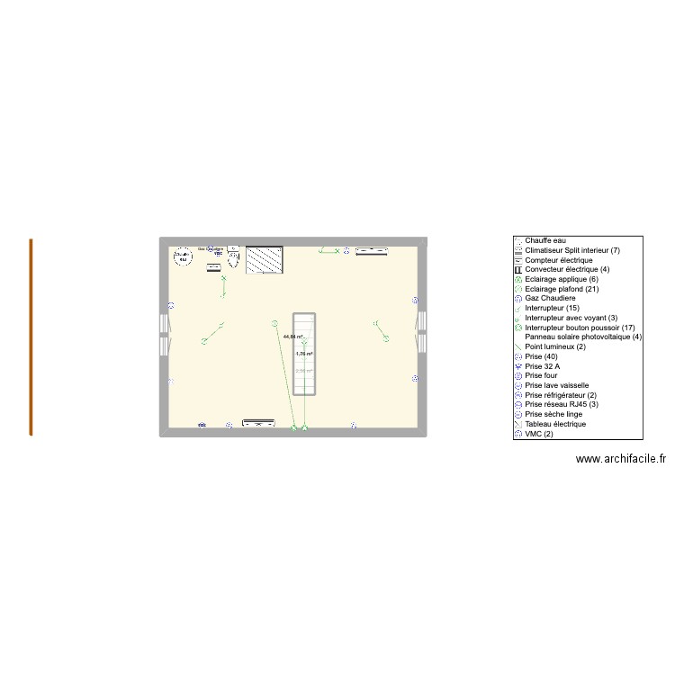 cdbbaseandmidtoproof. Plan de 13 pièces et 189 m2