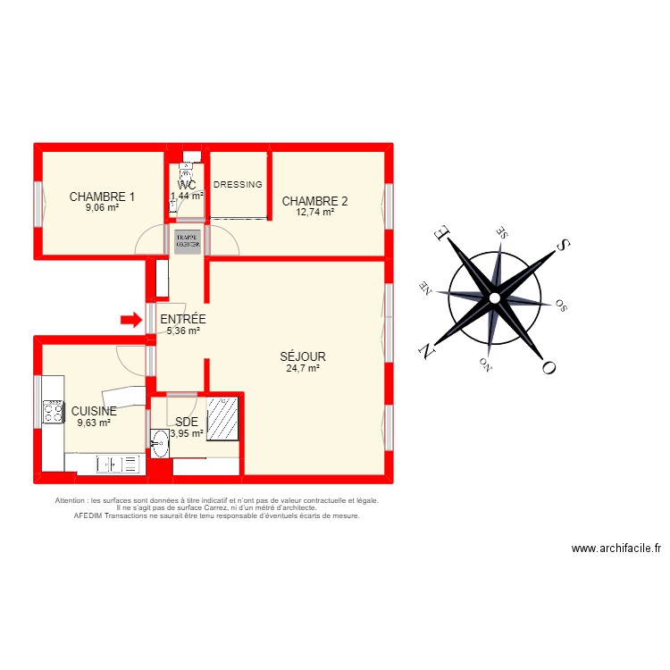 BI 22704 - . Plan de 21 pièces et 292 m2