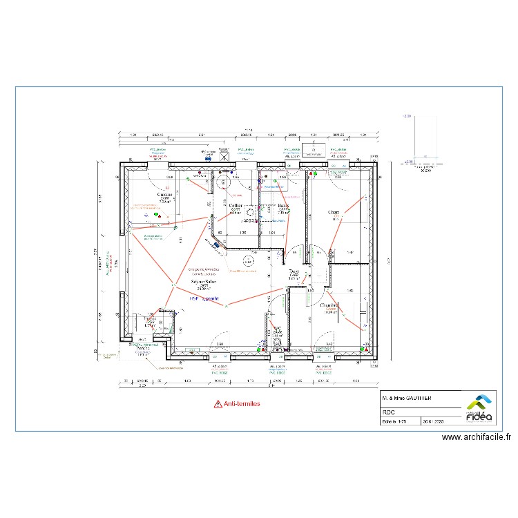 GAUTHIER. Plan de 0 pièce et 0 m2