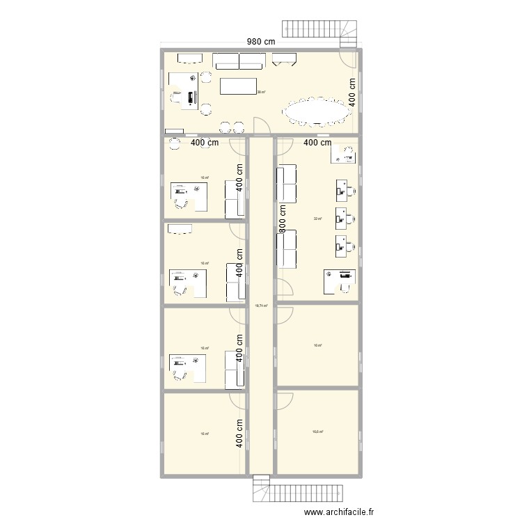 taha121. Plan de 9 pièces et 186 m2