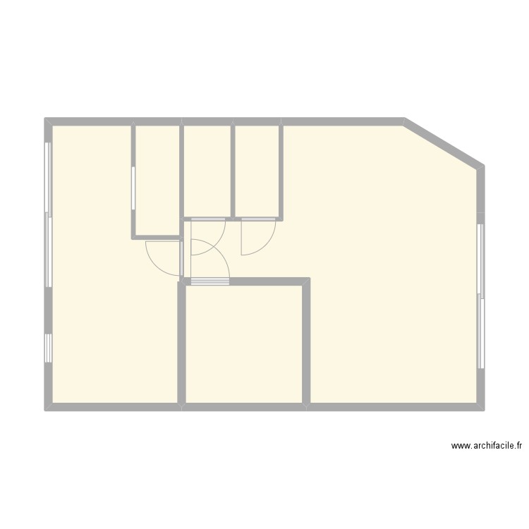 ET1SPATE. Plan de 6 pièces et 48 m2