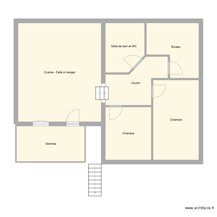 MACKENZIE. Plan de 7 pièces et 90 m2