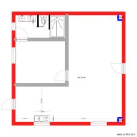 Mars Appartement 8 x 8 - SdB - cuisine