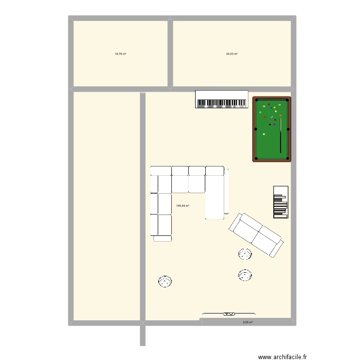 Maison dans…. Plan de 4 pièces et 188 m2