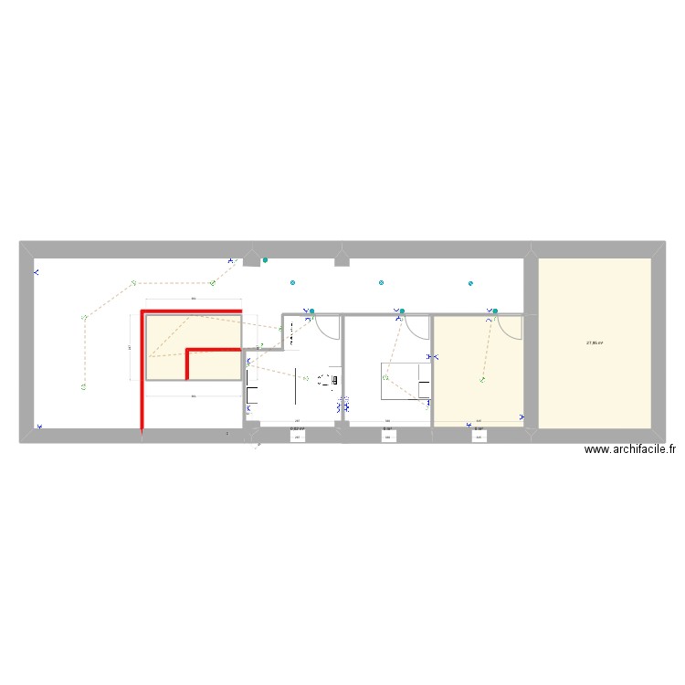 Team DUSSAT Quinssaines ELEC. Plan de 13 pièces et 208 m2