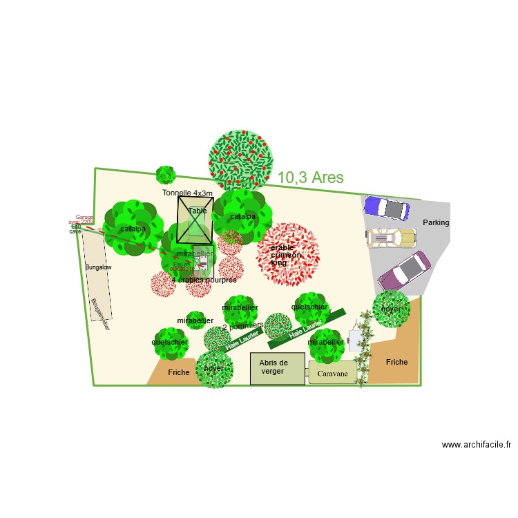 Version 2025 02. Plan de 1 pièce et 16 m2