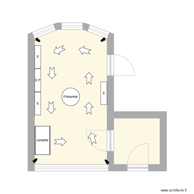 Plan Boidin S.. Plan de 2 pièces et 17 m2